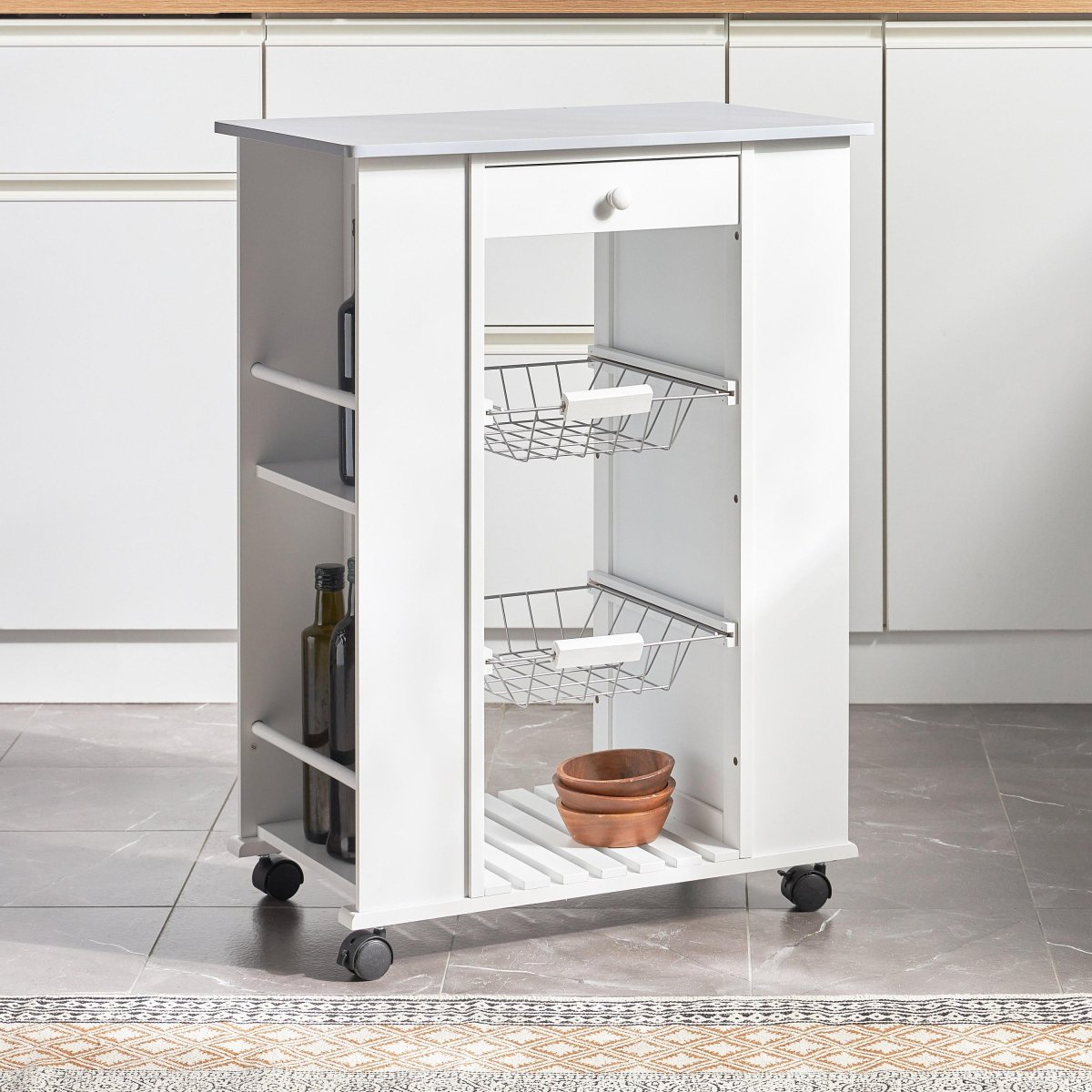 Kitchen Trolley Storage Cabinet