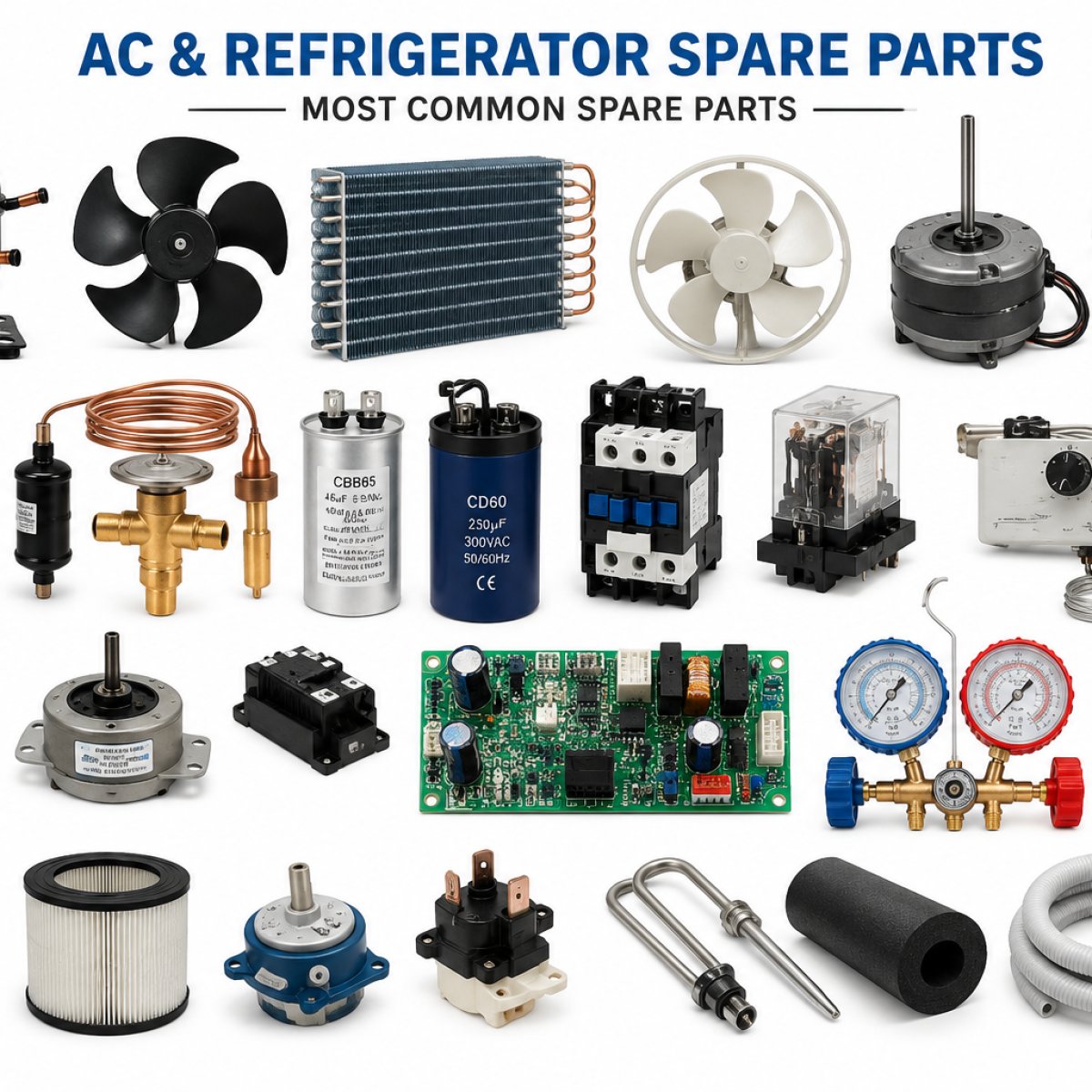 AC and Refrigerator Spare Parts
