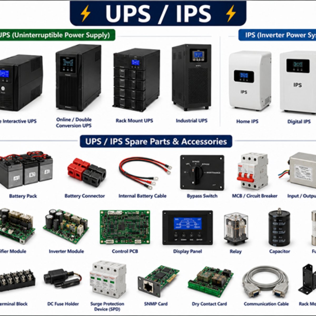 Ups Ips Spare Parts